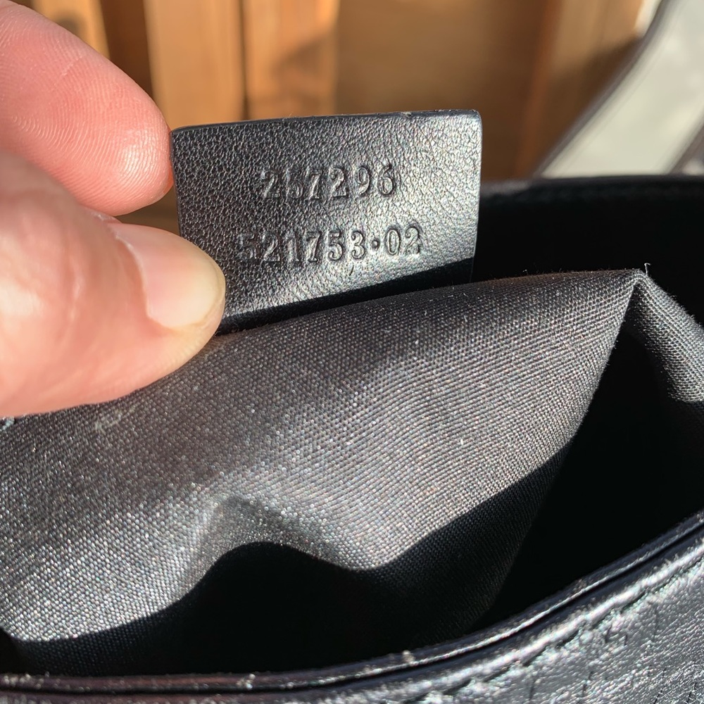 ❌❌SOLD❌ ❌ Gucci black leather bag - Picture 5 of 7